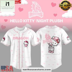 Dayton Dragons Hello Kitty Night 2025 Baseball Jersey Shirt
