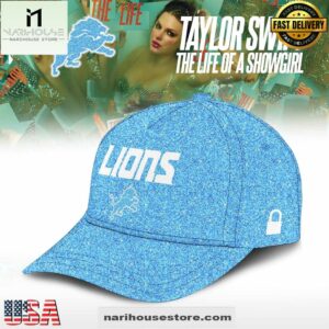 Detroit Lions Taylor Swift The Life Of A Showgirl Album Limited Editions 2025 Cap