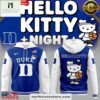 Duke Blue Devils Basketball x Hello Kitty Night All Over Print Hoodie Shirt