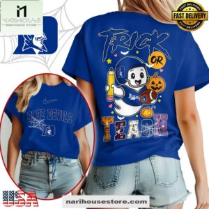 Duke Blue Devils NCAA Halloween Trick Or Teach T-Shirt