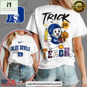 Duke Blue Devils NCAA Halloween Trick Or Teach T-Shirt