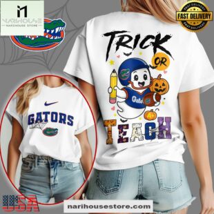 Florida Gators NCAA Halloween Trick Or Teach T-Shirt