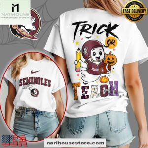 Florida State Seminoles NCAA Halloween Trick Or Teach T-Shirt
