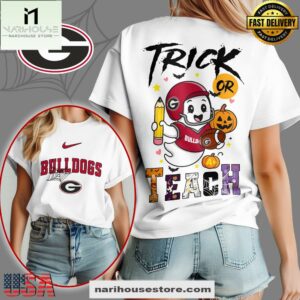 Georgia Bulldogs NCAA Halloween Trick Or Teach T-Shirt