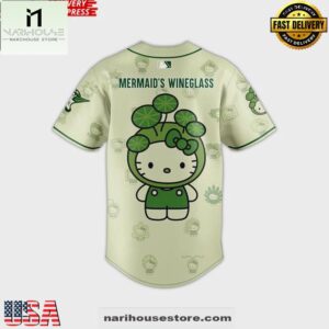 Hello Kitty x Algae Woodpeckers Limited Edition Baseball Jersey Shirt