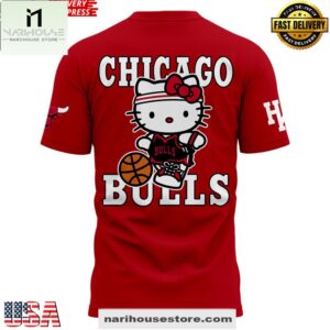 Hello Kitty x Chicago Bulls 2025 3D Shirt
