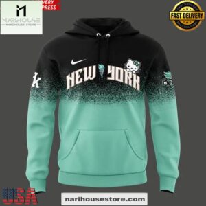 Hello Kitty x New York Liberty Night Edition 3D Hoodie Shirt