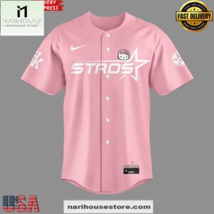 Houston Astros The Next Frontier x Hello Kitty 2025 Pink Jersey