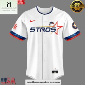 Houston Astros The Next Frontier x Hello Kitty 2025 White Jersey