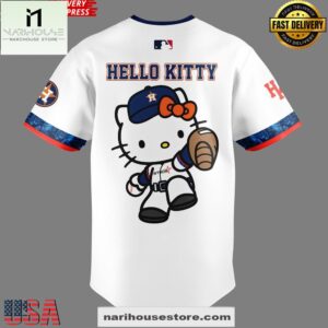 Houston Astros The Next Frontier x Hello Kitty 2025 White Jersey