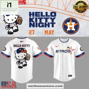 Houston Astros The Next Frontier x Hello Kitty 2025 White Jersey