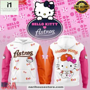 Houston Astros x Hello Kitty Night 2025 All Over Print Unisex Hoodie