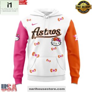 Houston Astros x Hello Kitty Night 2025 All Over Print Unisex Hoodie