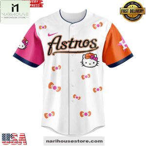 Houston Astros x Hello Kitty Night 2025 Baseball Jersey Shirt