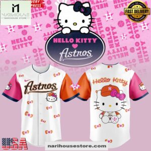 Houston Astros x Hello Kitty Night 2025 Baseball Jersey Shirt
