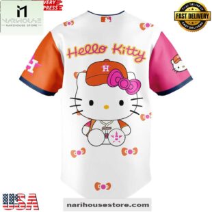 Houston Astros x Hello Kitty Night 2025 Baseball Jersey Shirt