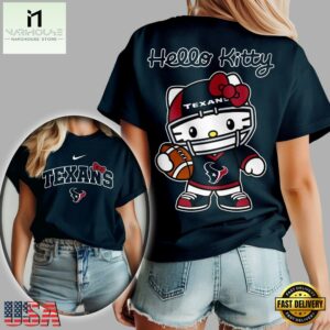 Houston Texans NFL x Hello Kitty All Over Print Shirt