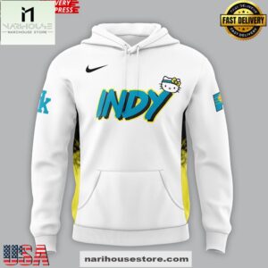 Indiana Pacers x Hello Kitty Night Performance All Over Print Unisex Hoodie