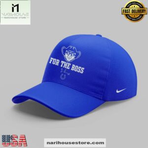 Indianapolis Colts In Honor Of Jim For The Boss Blue Cap