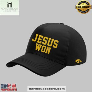 Iowa Hawkeyes Football Take Heart For I Have Overcome The World Cap