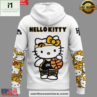 Iowa Women’s Basketball x Hello Kitty All Over Print Unisex Hoodie