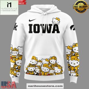Iowa Women’s Basketball x Hello Kitty All Over Print Unisex Hoodie
