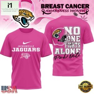 Jacksonville Jaguars 2025 NFL Breast Cancer October Limited Edition 3D Shirt