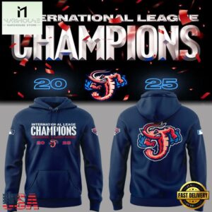 Jacksonville Jumbo Shrimp 2025 International League Champions New Hoodie