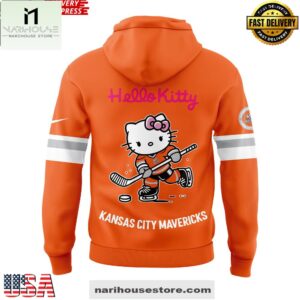 Kansas City Mavericks x Hello Kitty Special All Over Print Unisex Hoodie 5 Kansas City Mavericks x Hello Kitty Special All Over Print Unisex Hoodie