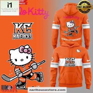 Kansas City Mavericks x Hello Kitty Special All Over Print Unisex Hoodie