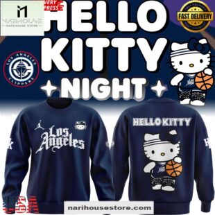 Los Angeles Clippers Hello Kitty Night Limited Sweatshirt