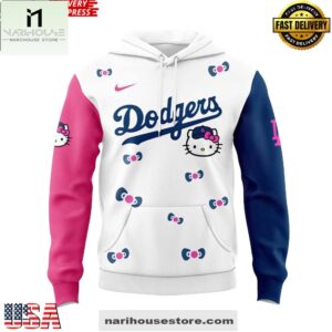Los Angeles Dodgers x Hello Kitty Night 2025 3D Hoodie Shirt