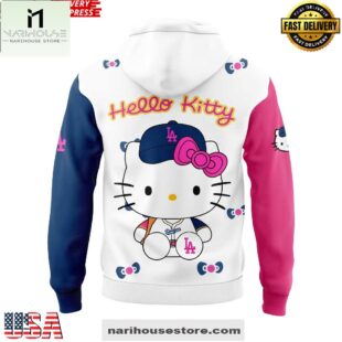 Los Angeles Dodgers x Hello Kitty Night 2025 3D Hoodie Shirt