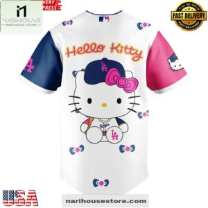 Los Angeles Dodgers x Hello Kitty Night 2025 Baseball Jersey Shirt