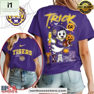 LSU Tigers NCAA Halloween Trick Or Teach T-Shirt