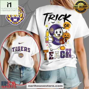 LSU Tigers NCAA Halloween Trick Or Teach T-Shirt