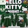 Milwaukee Bucks x Hello Kitty Night New Design Sweatshirt