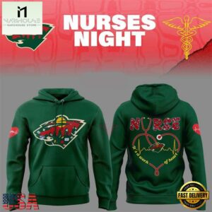 Minnesota Wild Nurses 3D Hoodie Shirt