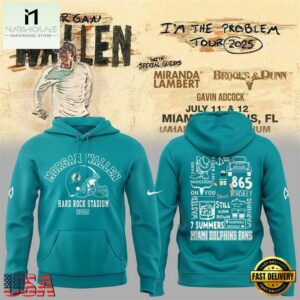 Morgan Wallen Miami Dolphins 3D Hoodie Shirt