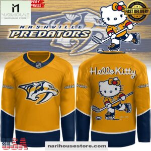 Nashville Predators x Hello Kitty Special NHL Jersey