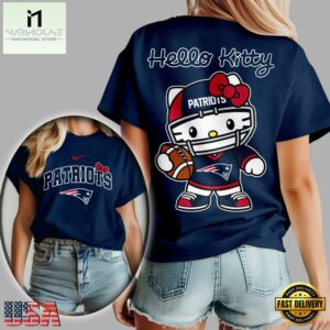 New England Patriots NFL x Hello Kitty All Over Print Shirt
