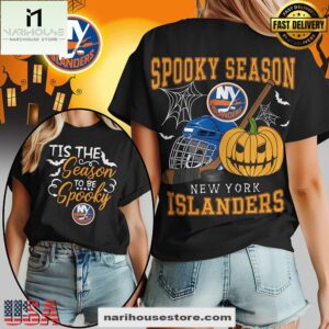 New York Islanders NHL Spooky Season Halloween 3D Shirt