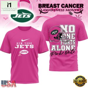 New York Jets 2025 NFL Breast Cancer October Limited Edition 3D Shirt