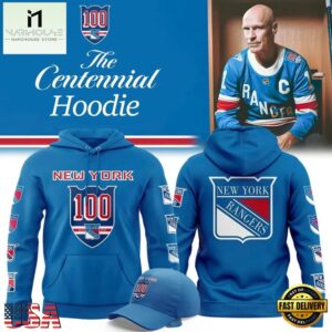 New York Rangers One Hundred Years As One 2025 Hoodie