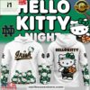 Notre Dame Fighting Irish Collab Hello Kitty 2025 White All Over Print Unisex Hoodie