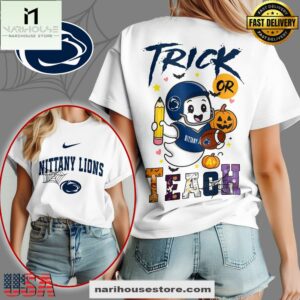 Penn State Nittany Lions NCAA Halloween Trick Or Teach T-Shirt