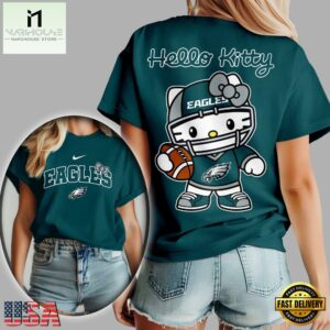 Philadelphia Eagles NFL x Hello Kitty All Over Print Shirt