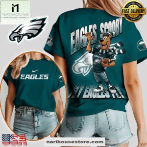 Philadelphia Eagles Scooby-Doo Fly Eagles Fly T-Shirt