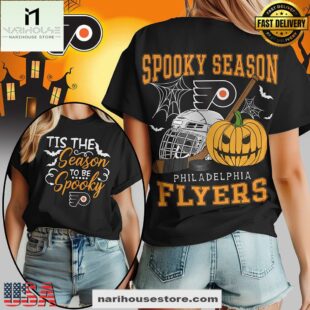 Philadelphia Flyers NHL Spooky Season Halloween 3D Shirt