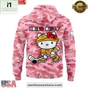 Pittsburgh Penguins Hello Kitty Night Game 2025 All Over Print Unisex Hoodie